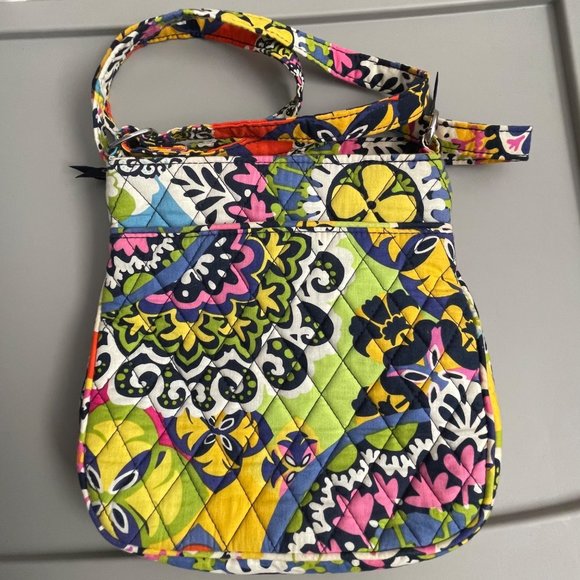 Vera Bradley Rio Pattern - Bright, Floral, Crossbody or Shoulder Bag Springtime - Picture 2 of 7